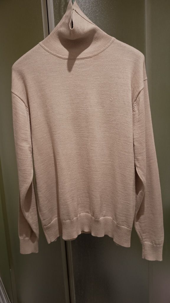 Franco Feruzzi  Sweter z golfem, 50% Wełna (Merino), Rozmiar XL-XXXL