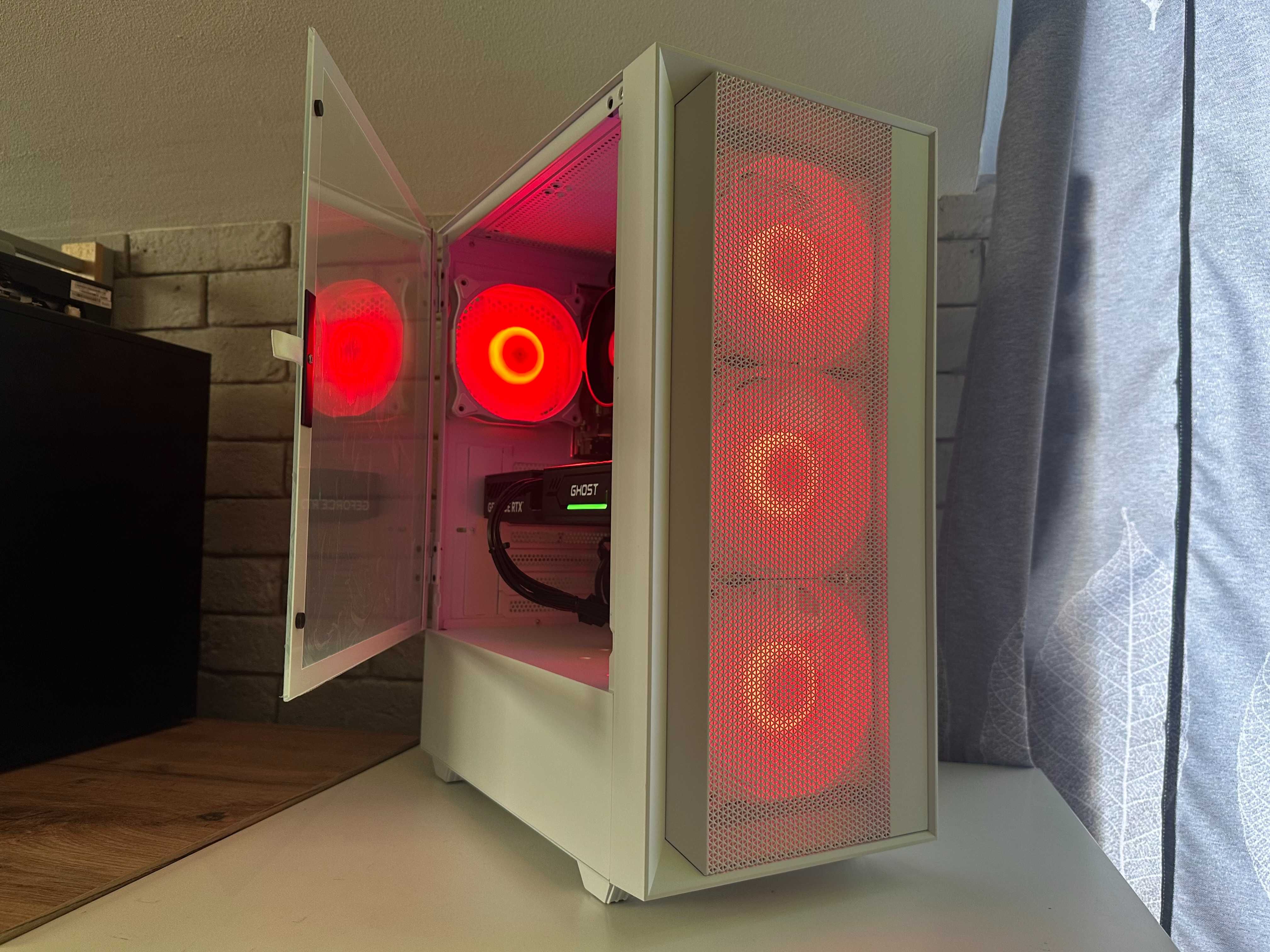 Komputer RTX 5060/Ryzen 5 5500/ARGB/16GB RAM DDR4/Biały/GAMINGOWY