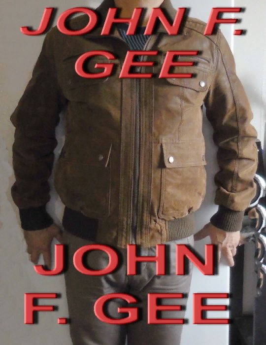 Кожаная куртка  бренд JOHN F. GEE + ПОДАРОК МАССАЖЁР !