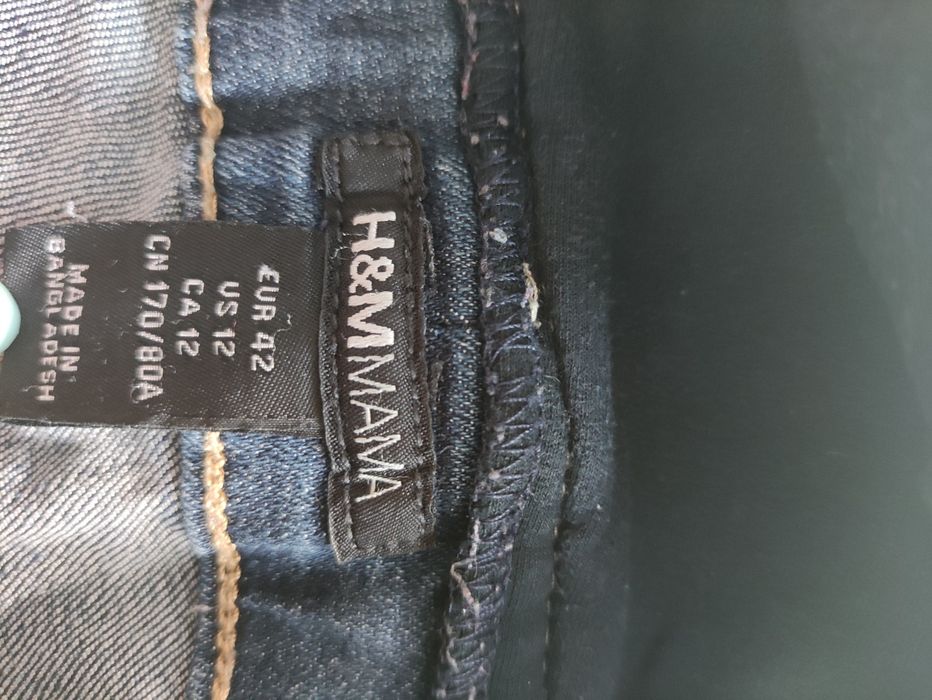 Spodnie ciążowe - dżinsy H&M Mama Rozm.42
