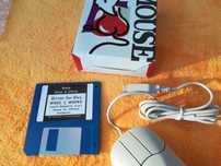 NOWA Opto-Mechaniczna Myszka Komputerowa IBM PC, XT AT 386 486  1990r.