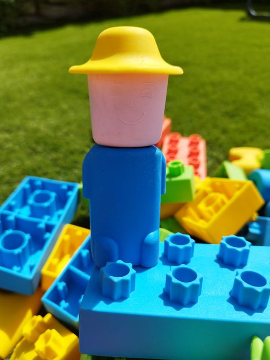 Legos de borracha até os 3 anos