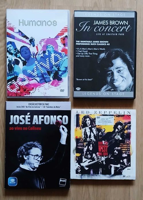 25 DVDs - Grandes Bandas - Raros - MUITO BOM ESTADO