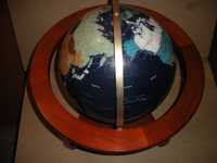 Globus original zrobiony z dobrego cedru na prezent
