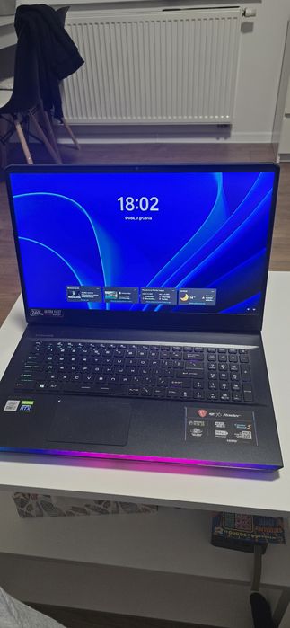 Laptop MSI GE76 Raider – i7 / RTX 3070 / 2 TB SSD