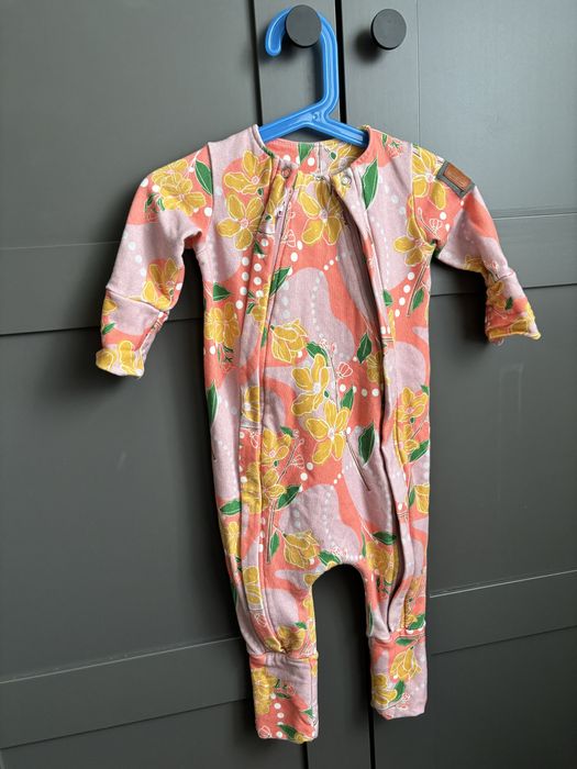 Kombinezon bawelniany ocieplany Rośnij pięknie 62-68-74