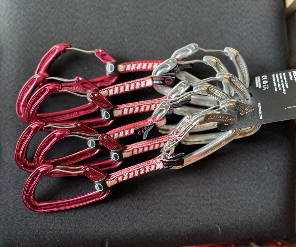 Ekspresy wspinaczkowe helium wild cuntry 6 szt 12 cm