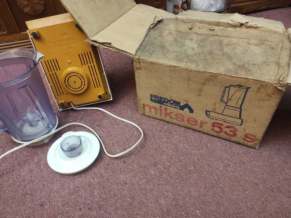 Mikser 53 s PREDOM Niewiadów. Blender PRL Vintage