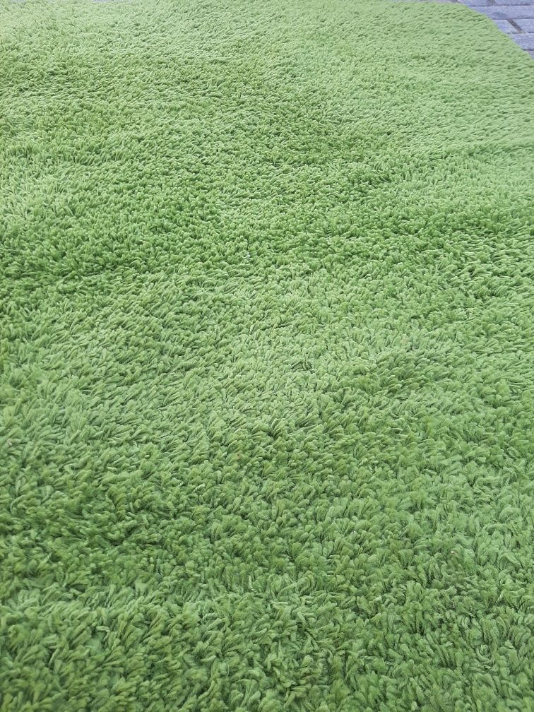 Carpete seminova verde !!!