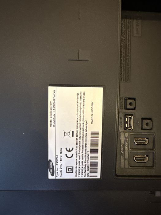 Samsung LE40D503 (40″, Full HD)