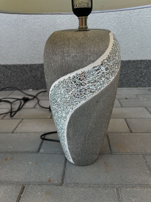 Dwie lampy dekoracyjne Dulum błyszczące