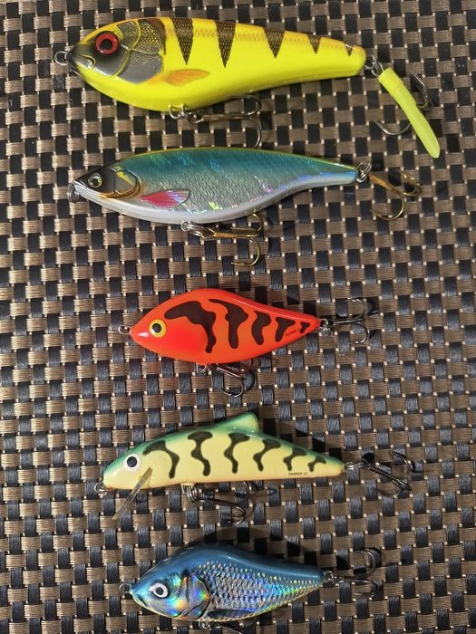 Woblery Salmo i inne - zestaw