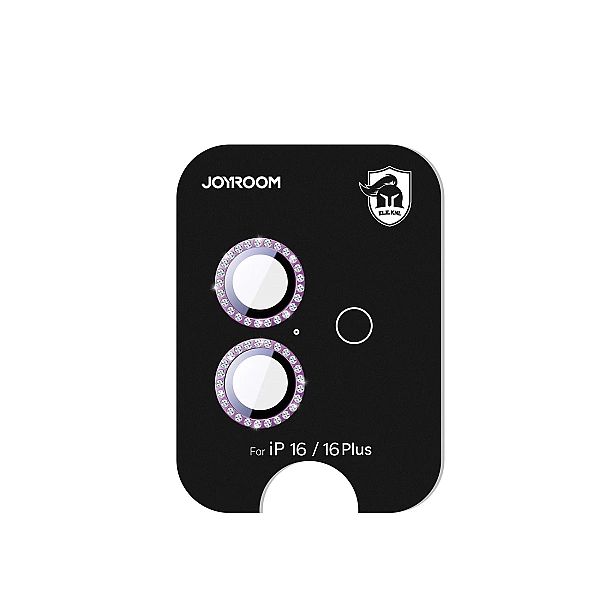 Szkło ochronne Joyroom JR-MSJ0275 na obiektywy iPhone 16/16 Plus - róż