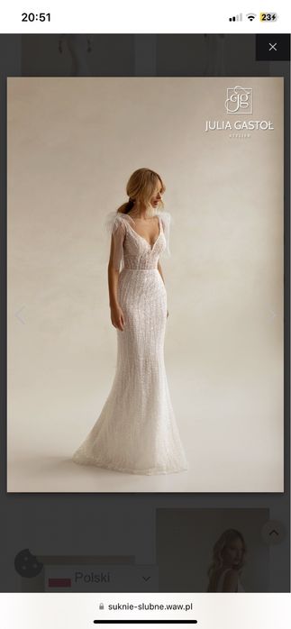 Suknia ślubna Arleta Julii Gastoł