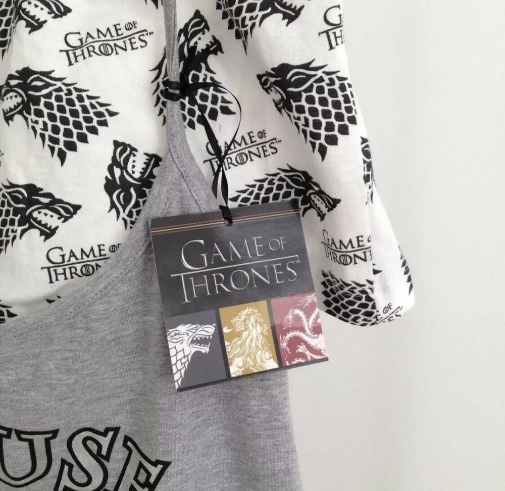 GAME OF THRONES GOT Pijama House Stark (34/46) Novo