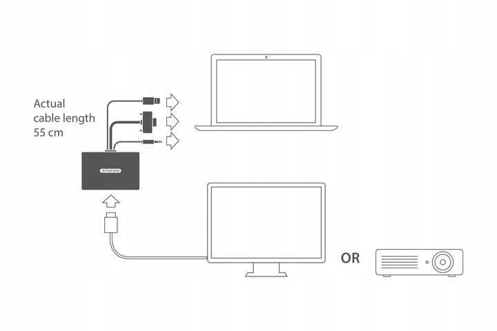 ADAPTER VGA + Audio HDMI przejściówka Sitecom CN-352 NOWY s839
