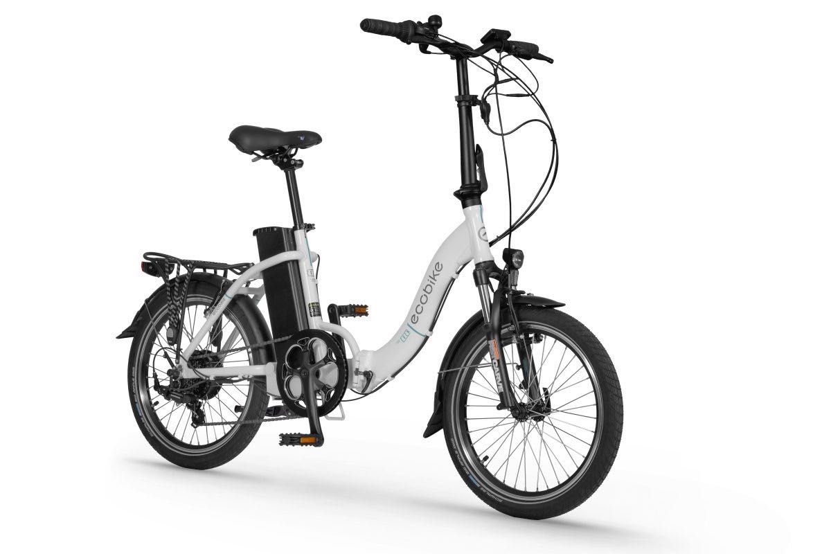 Rower elektryczny składany Ecobike Even White - darmowa dostawa