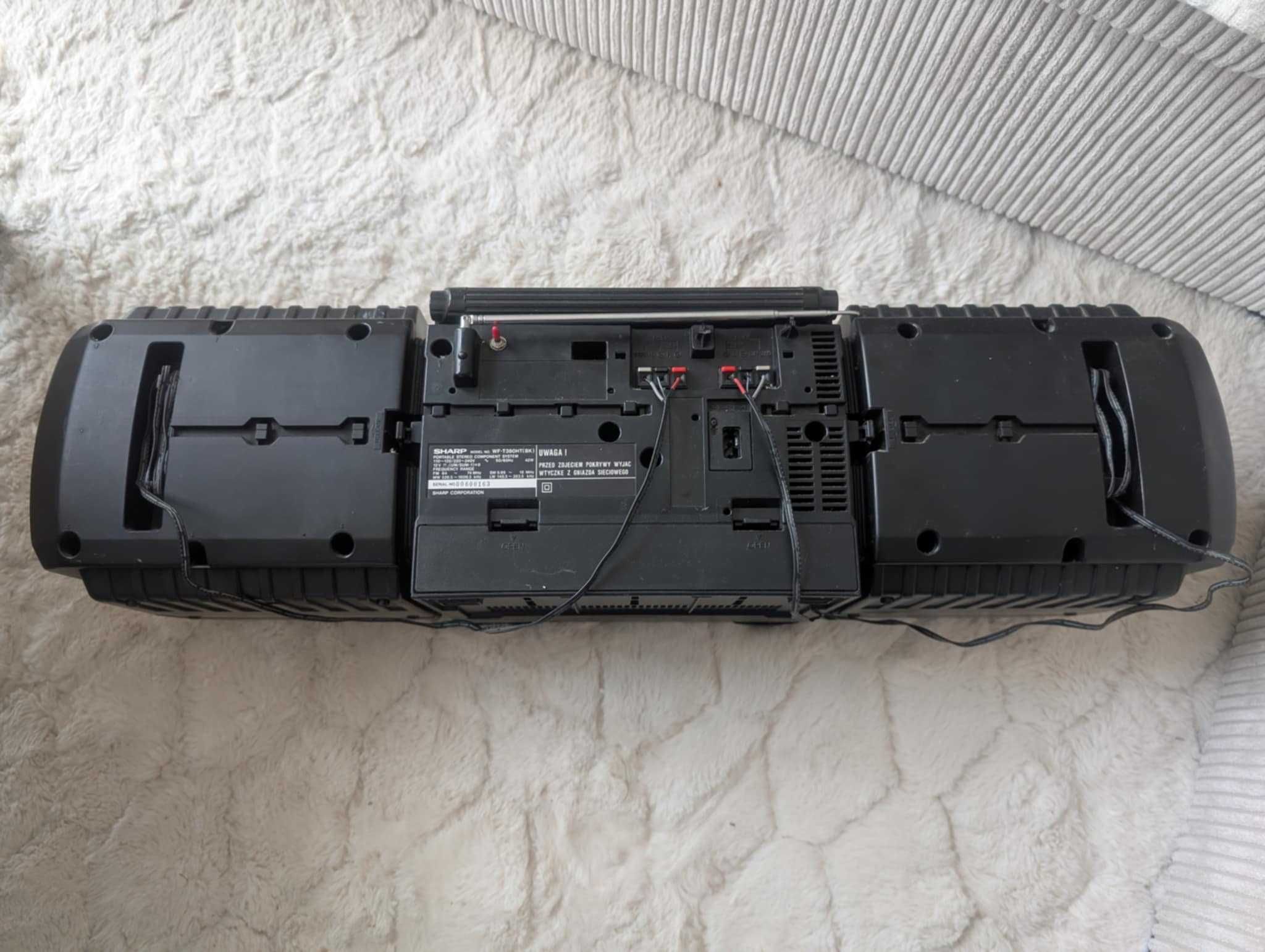 Radiomagnetofon Sharp WF-T380HT (BK) Boombox PRL Radio