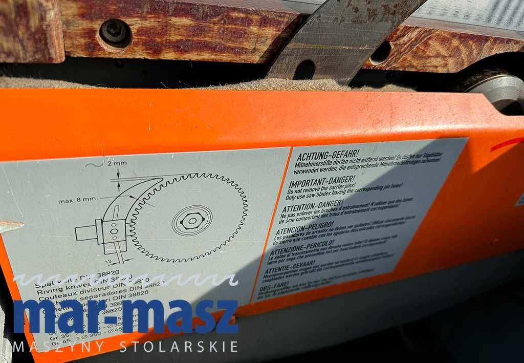 Piła formatowa podcinak pilarka ALTENDORF F45 ELMO POSIT 4