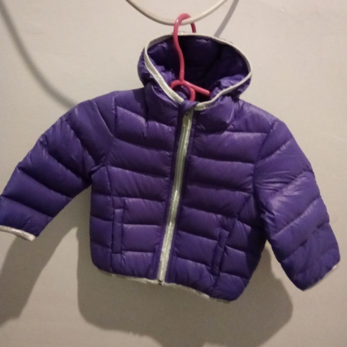 Kurtka puchowa firmy JOYFUL rozmiar 74 cm