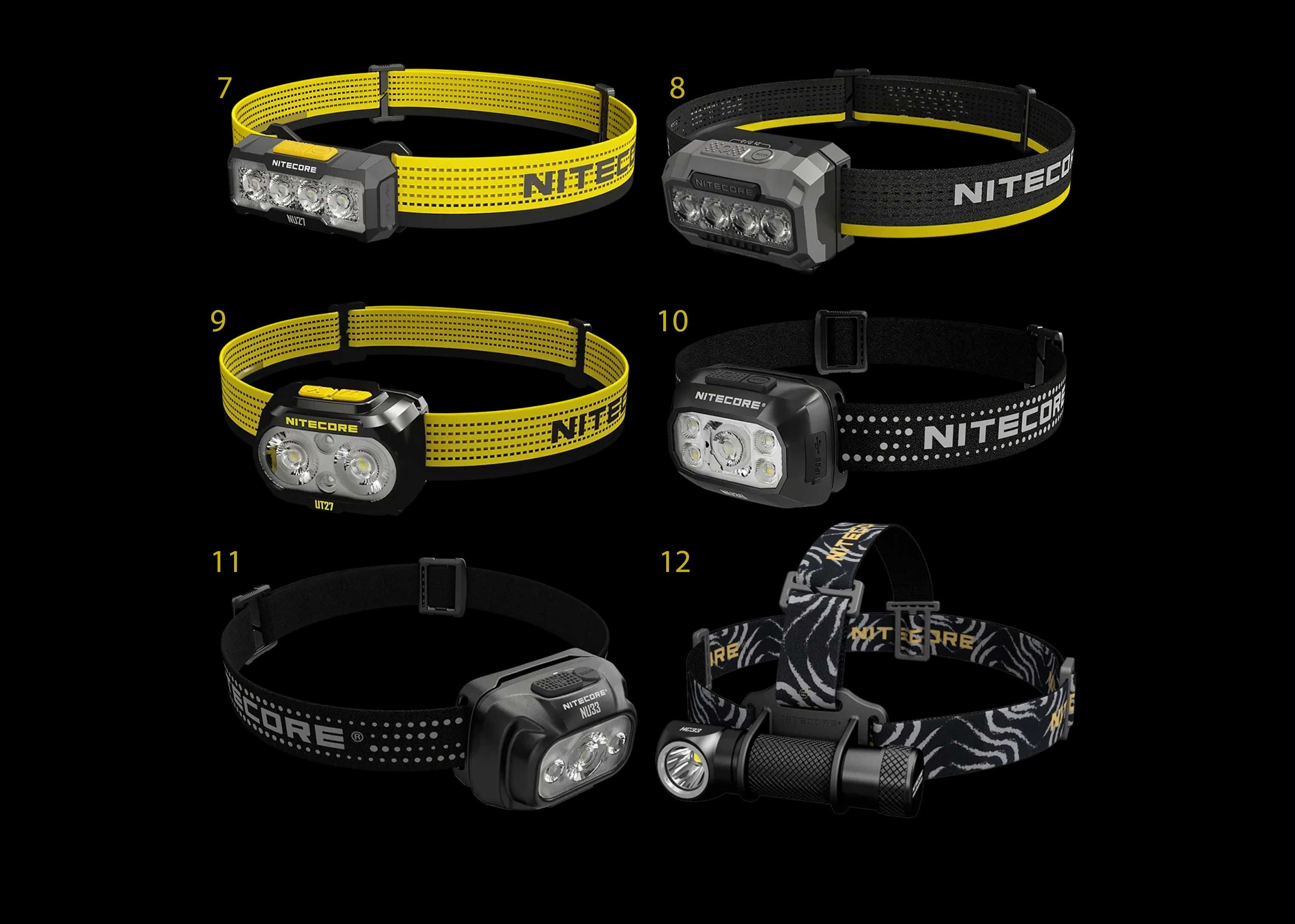 Nitecore Nu Hc Ha Hu Edc P Tm Tip Tini Tiki Cw Tup Mt Srt7i Nw Scl Mh