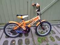 Rower 16 " cali pomarańczowy prowadnica