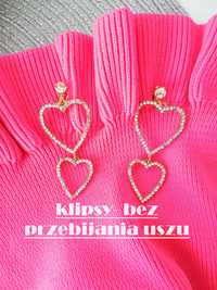 Klipsy serce heart