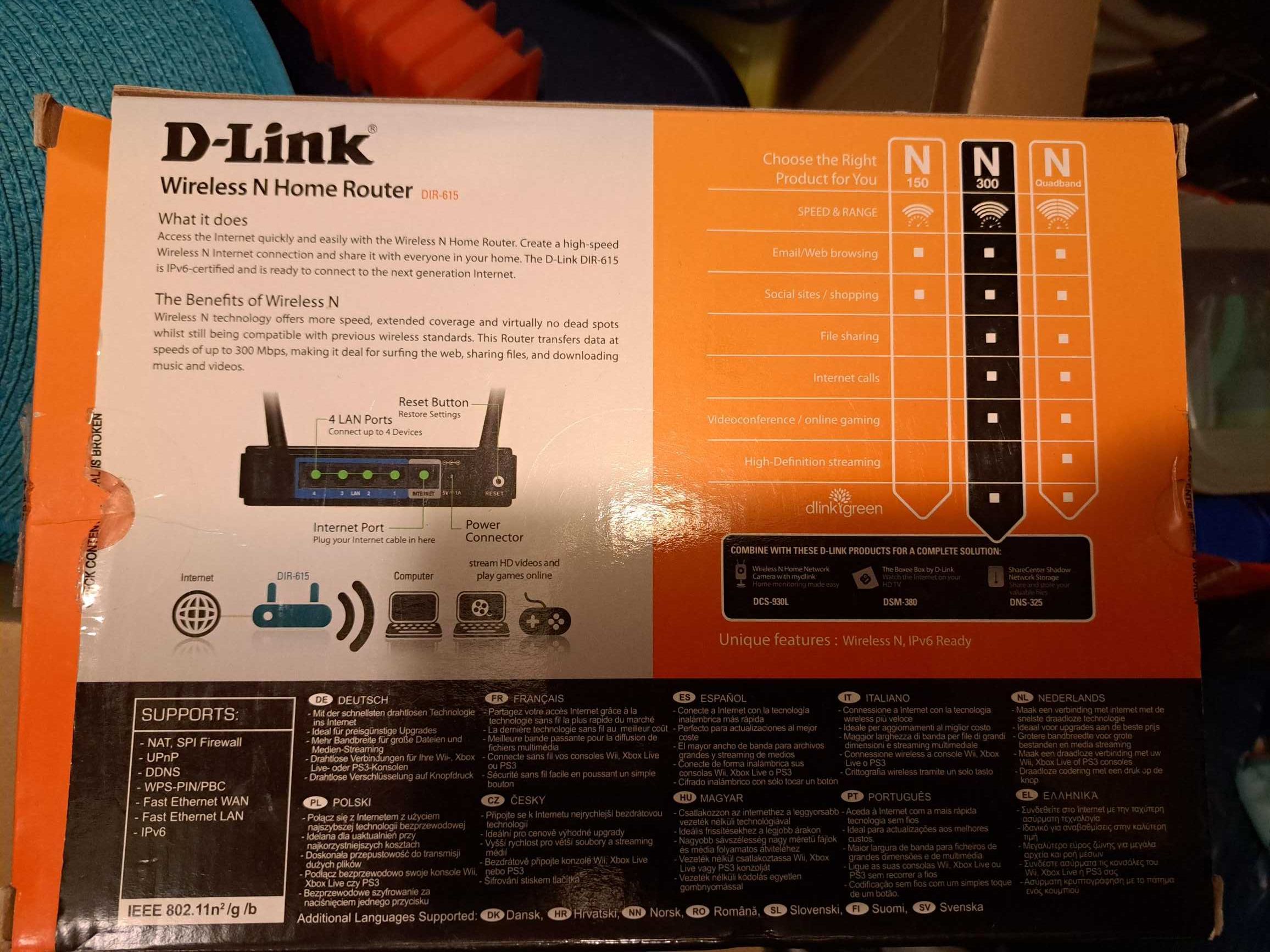 Router D-Link N300 DIR 615