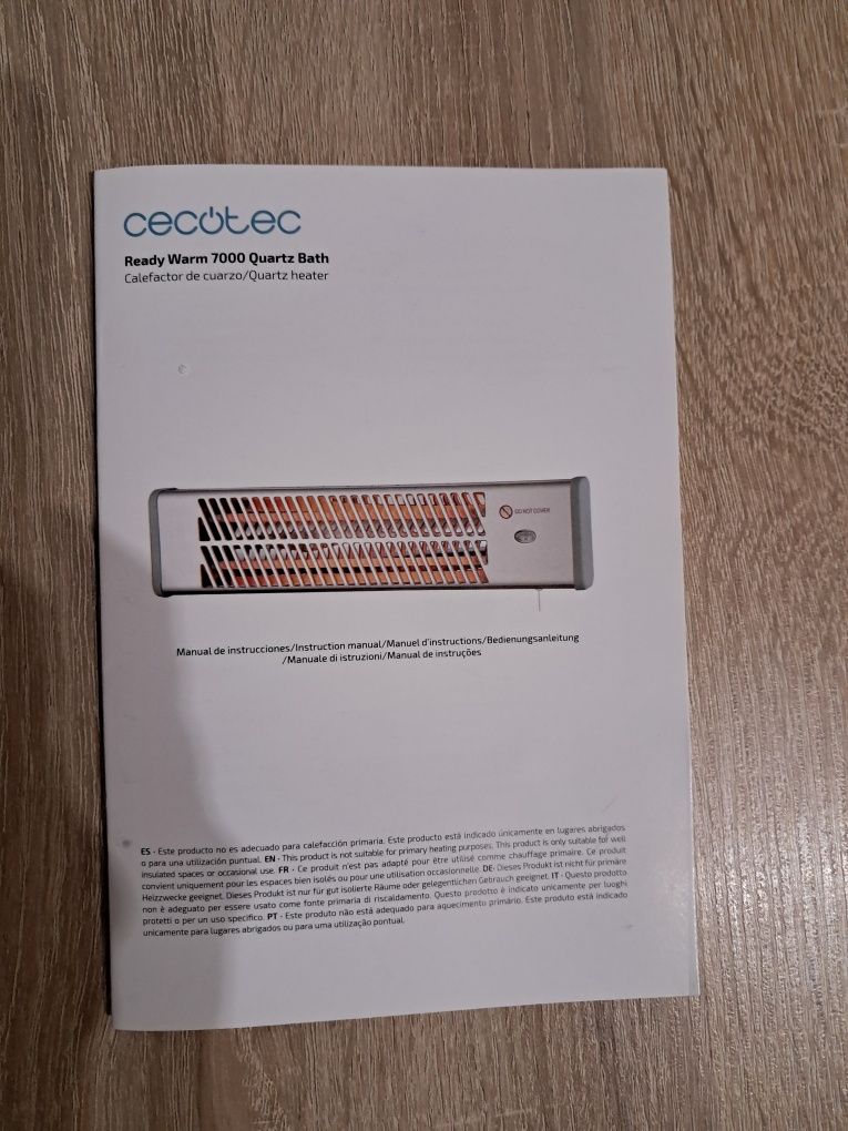 Grzejnik elektryczny cecotec ready warm 7000 quartz bath