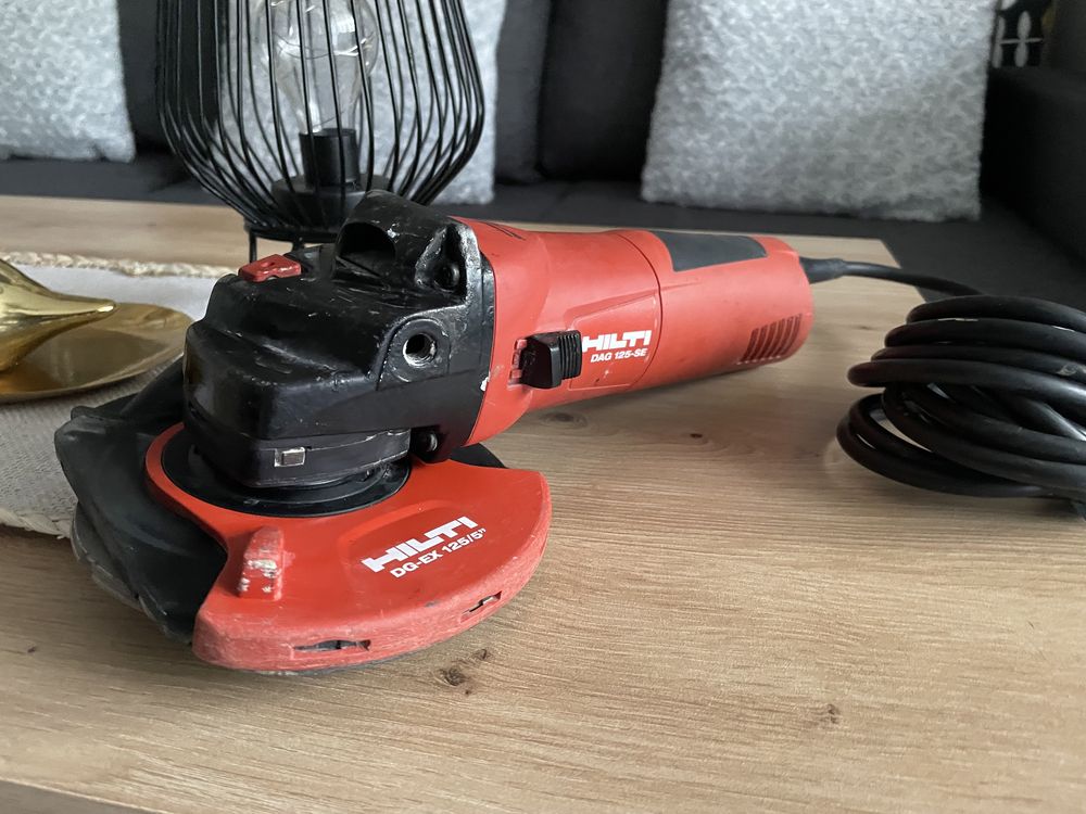 Szlufierka Hilti DAG-125-SE Plus Osłona Hilti DG-EX 124/5+ Tarcza/GW!