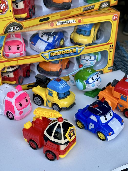 Набір Робокар Полі . Роботи трансформери