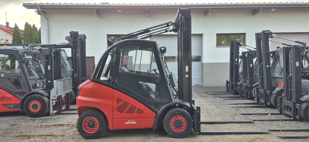 Linde H40D - Diesel - Rok 2015. - 4 sekcje. 9600 mth - Stan BDB.