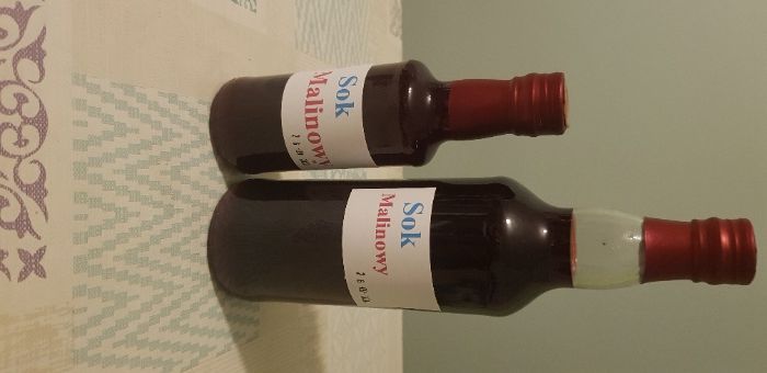 Sok Malinowy Przetwory owocowo warzywne