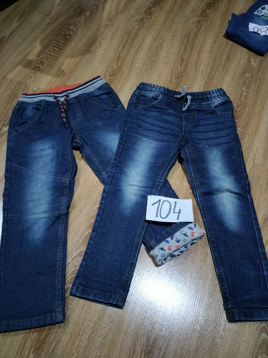 Spodnie jeansowe 104