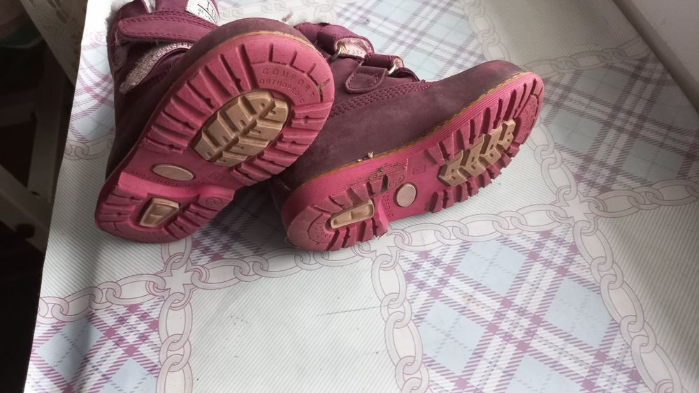 Дитячі чоботи зимові. 24 розмір.