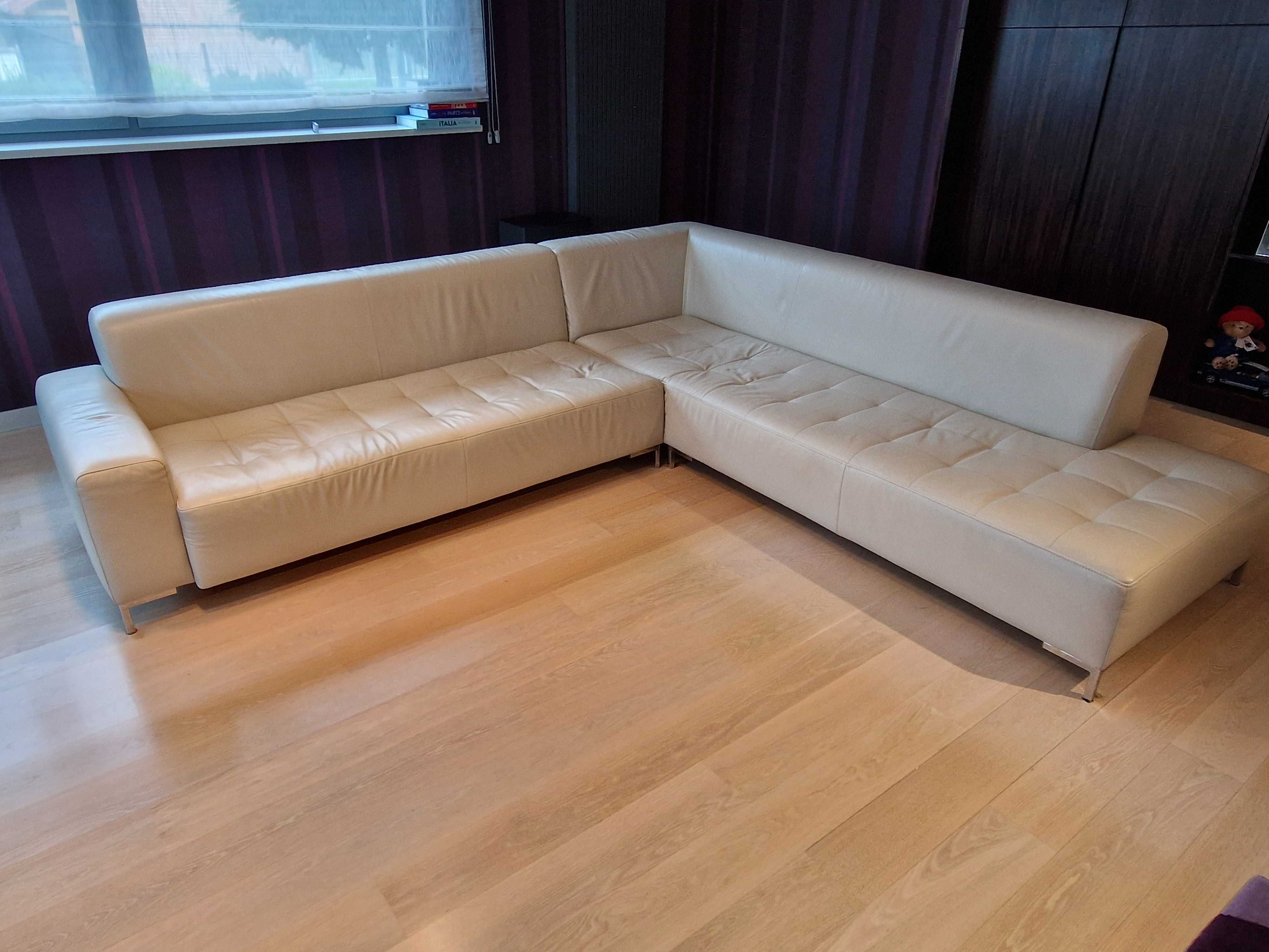 Sofa skóra nowoczesny design używana