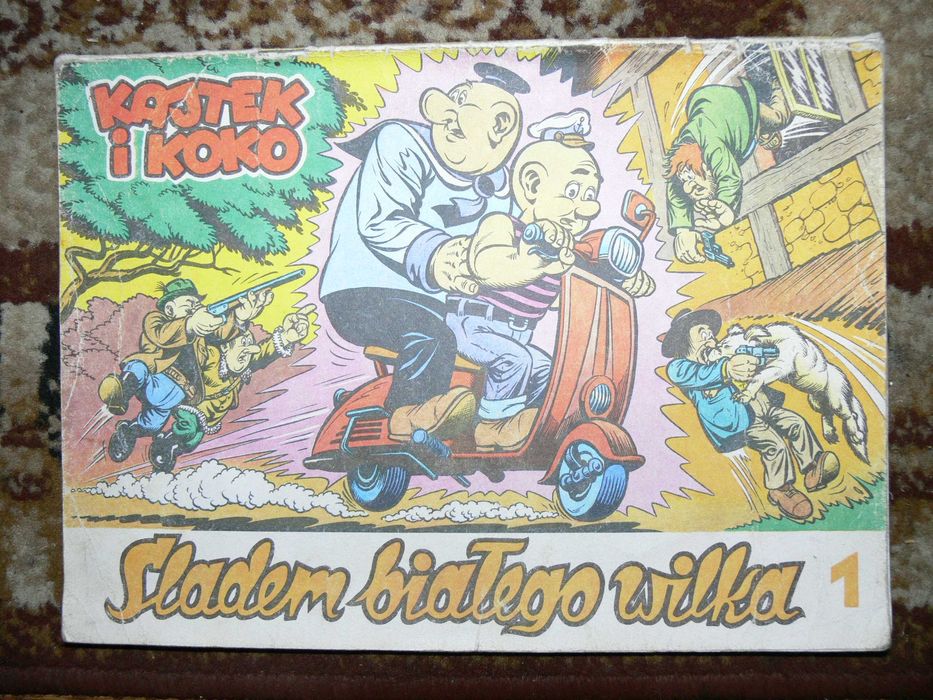 Komiks Kajtek i Koko Śladami Białego Wilka  z PRL I wydanie