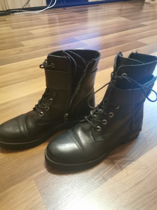 Шкіряні, осінньо-весняні ботінки