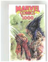 Marvel comics 1000, blank. Wolverine Lady Deathstrike.