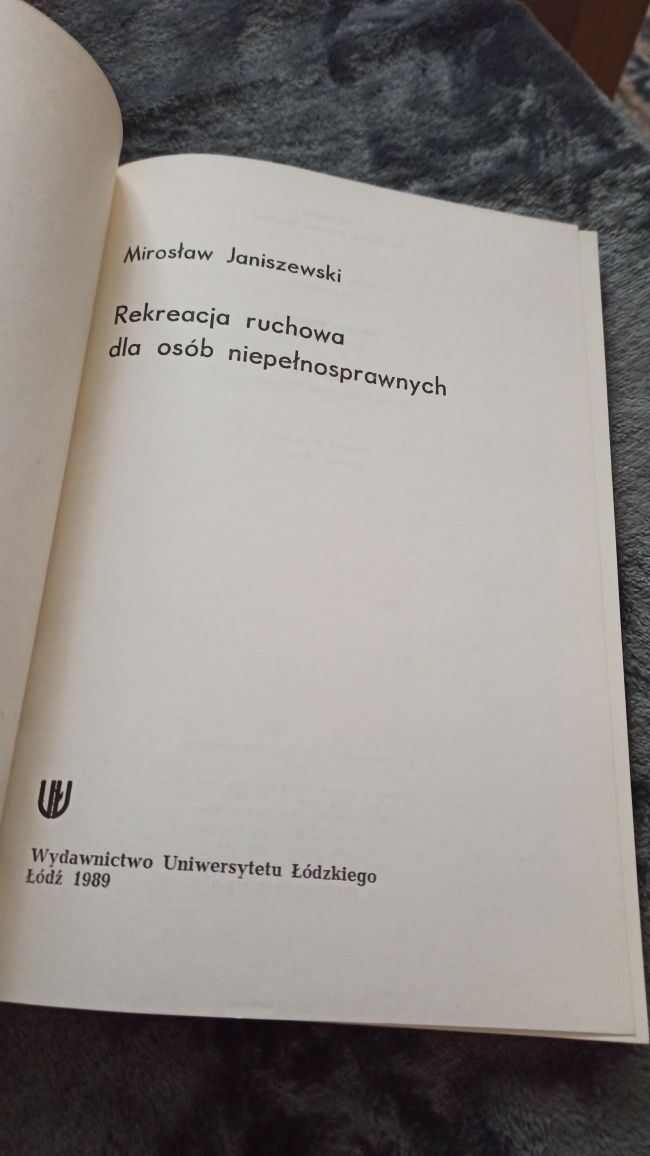 Rekreacja ruchowa dla osób niepełnosprawnych - Mirosław Janiszewski