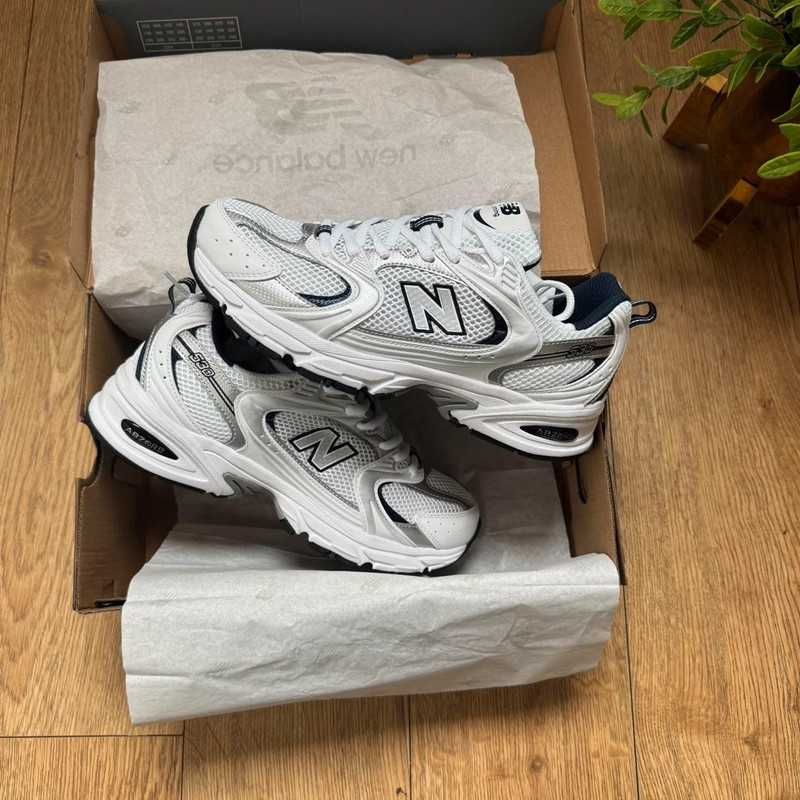 NewBalance530WhiteSilverNavyMR530SG R.36