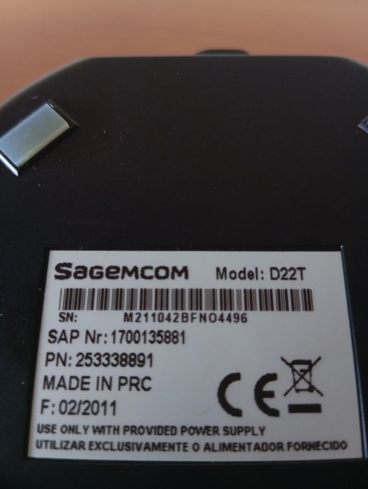 Sagemcom D22T - telefone sem fios64309784746114121
