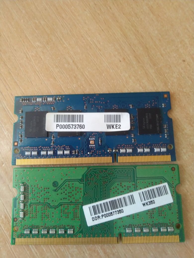 Оперативная память ddr3.2планки 4+2..