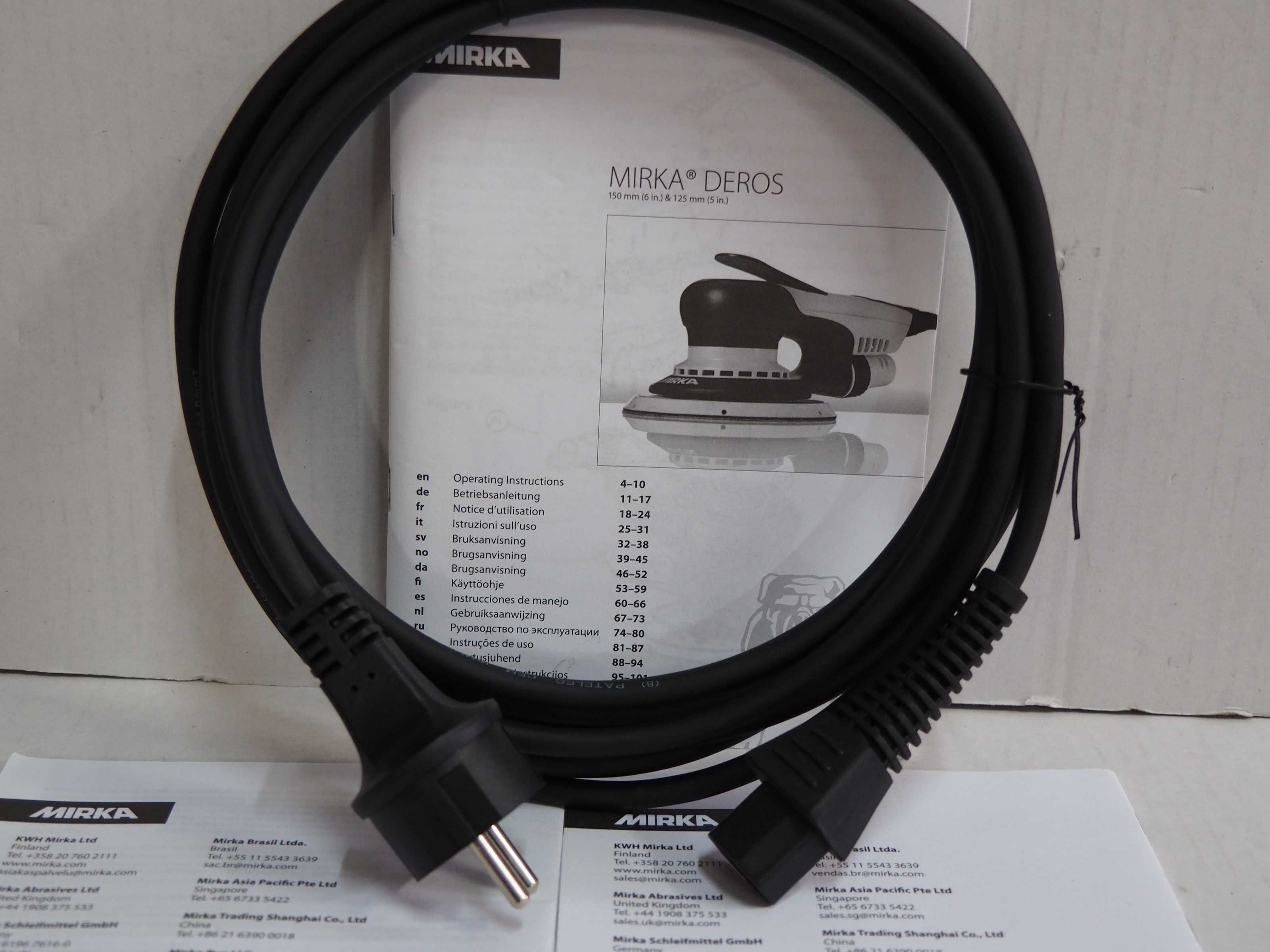 MIRKA kabel przewód szlifierka polerka 650 CV 625 cv 550 cv 5650