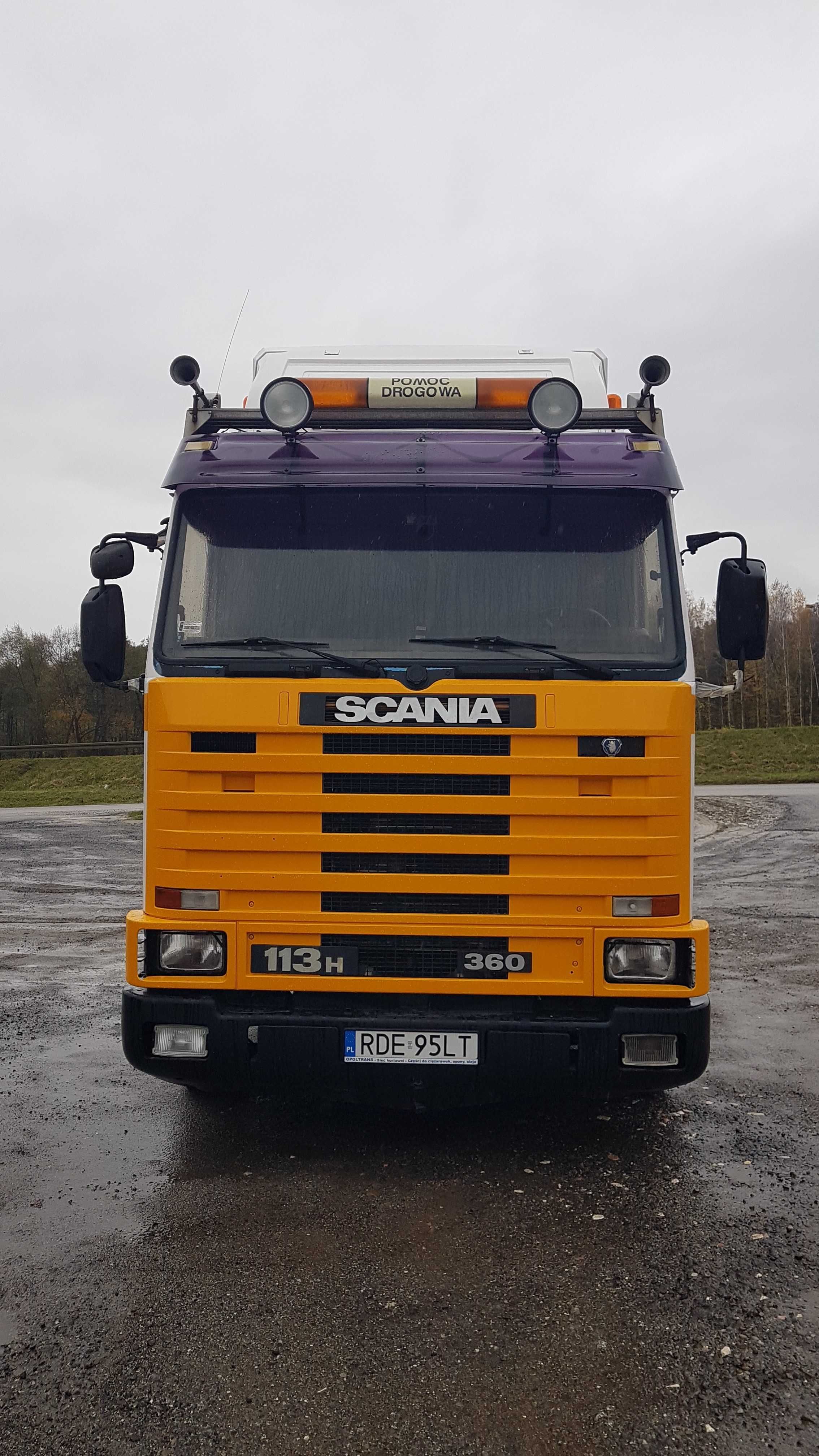 SCANIA 113  autolaweta pomoc drogowa