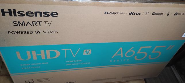 Smart Tv Hisense 55"UHD4K Nova selada com garantia