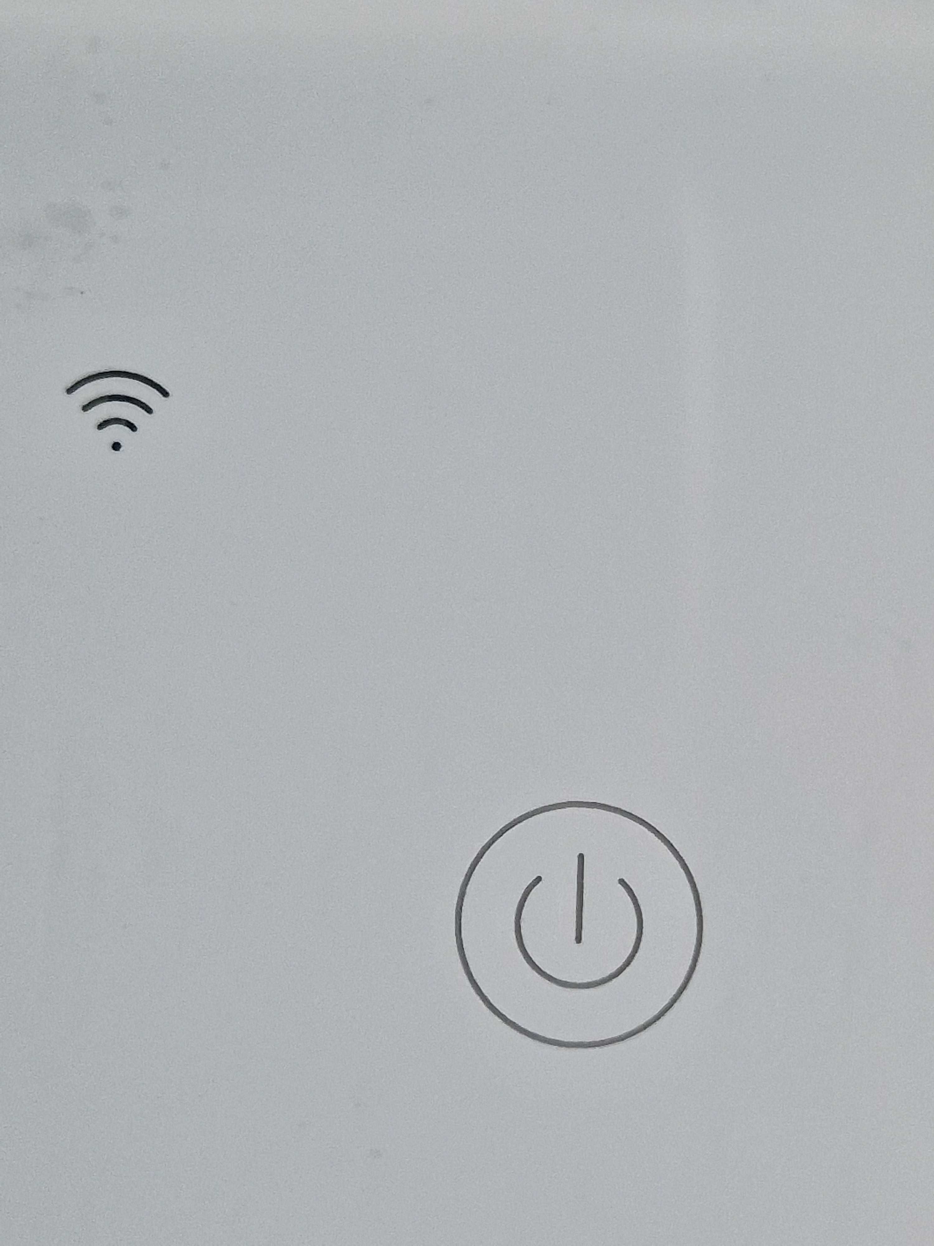 Dotykowy włącznik światła WiFi szklany pojedynczy - biały