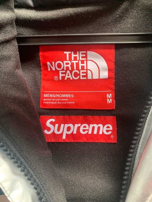 Supreme x The north face silver jacket kurtka