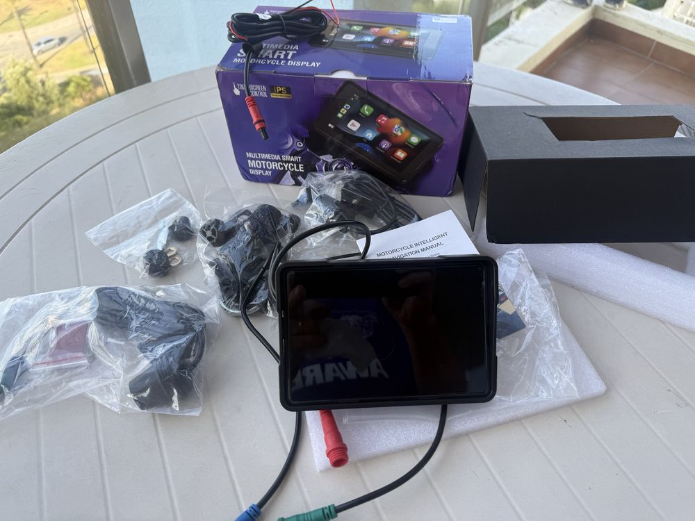 Sistema inteligente automotivo carplay para motos
