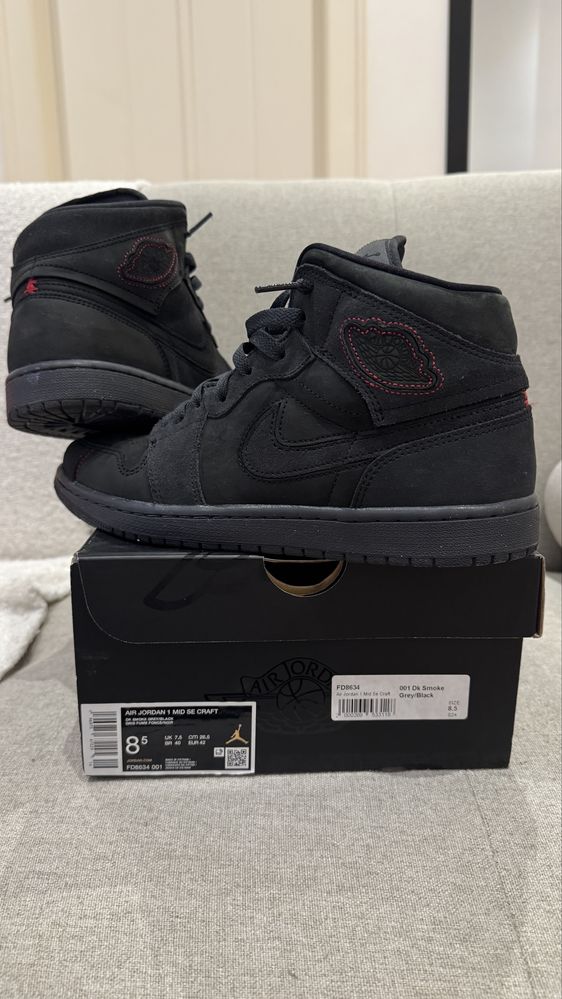 Air Jordan 1 Mid SE Craft tam 42
